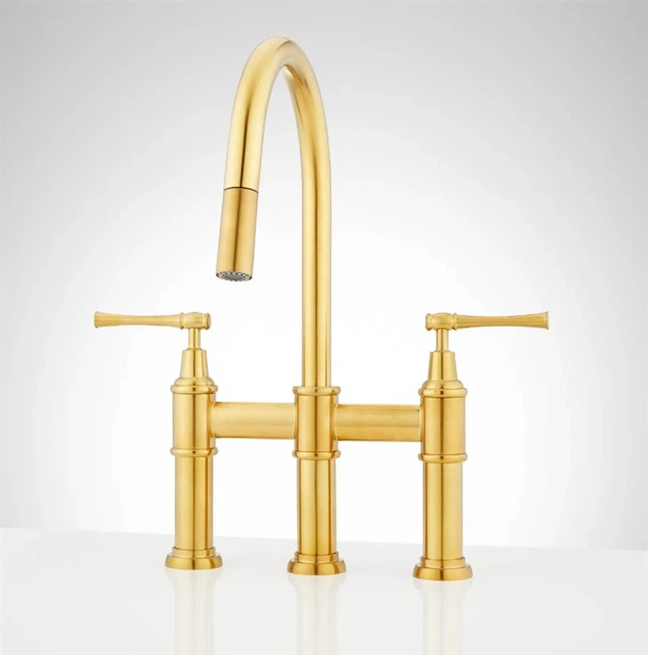 Scuab Faucet Cistine Droichead Óir